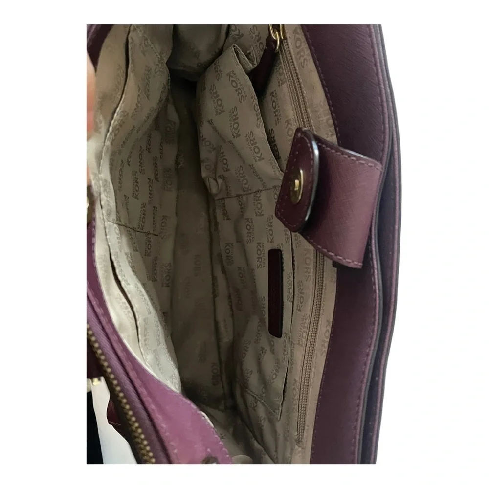 Michael Kors Two Way Merlot Convertible Handbag
